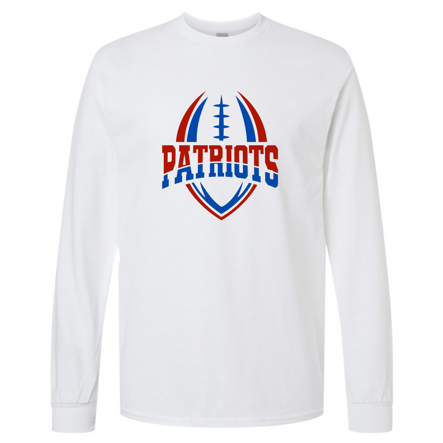 Patriots Split Football Cotton Long Sleeve