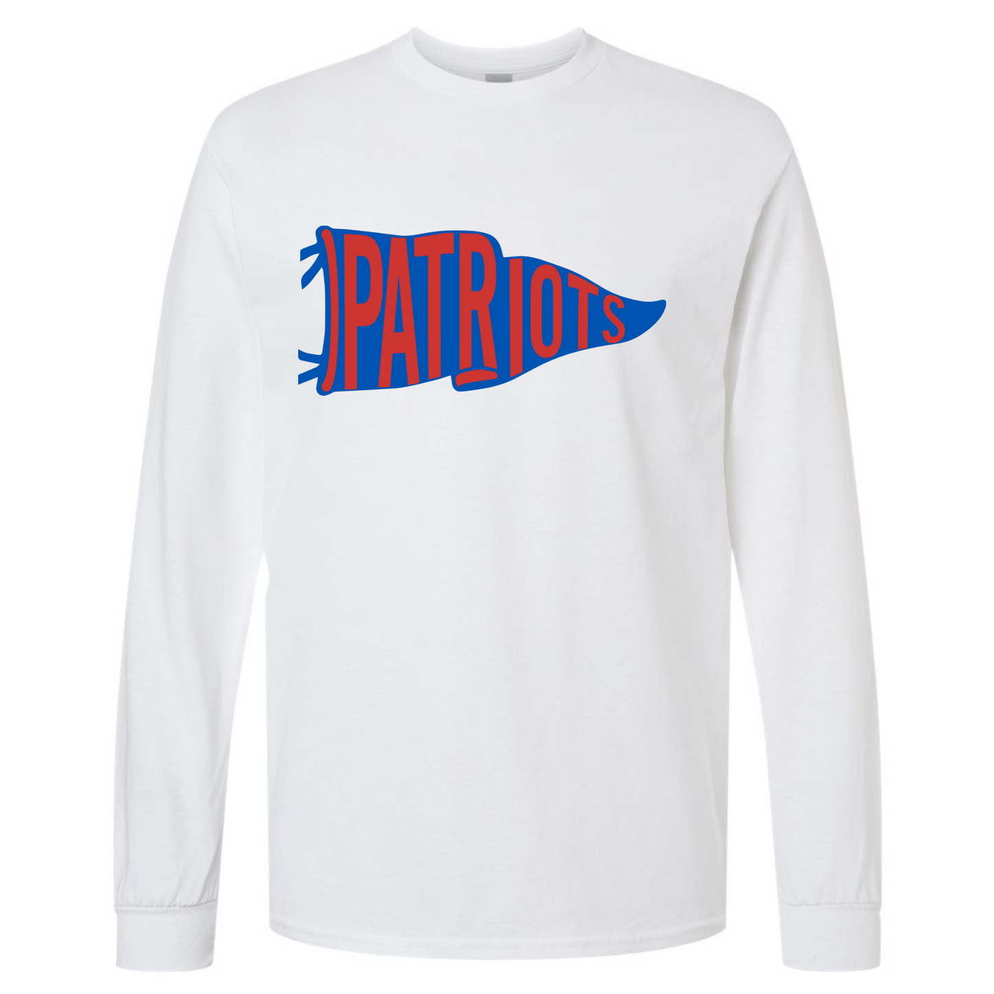 Patriots Pennant Flag Cotton Long Sleeve