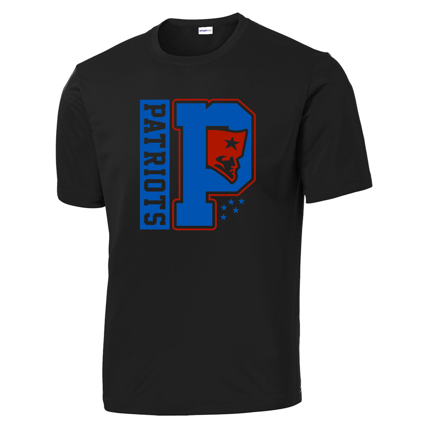 Patriots P Flying Elvis Slant Short Sleeve T-Shirt