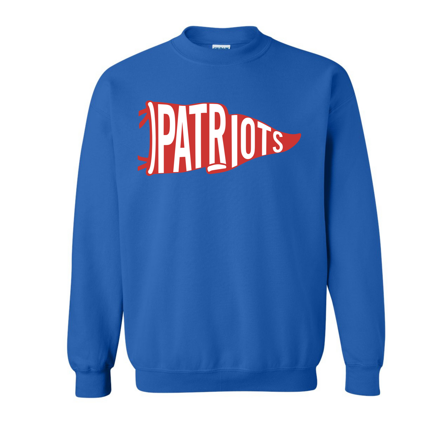 Patriots Pennant Flag Cotton Crewneck