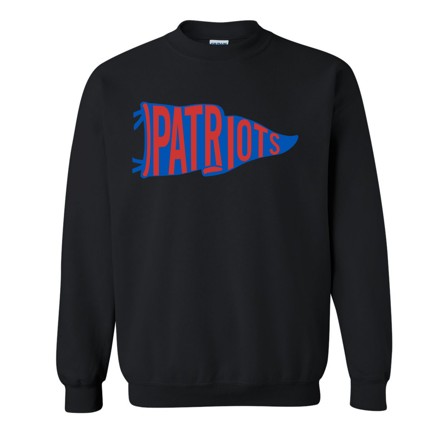Patriots Pennant Flag Cotton Crewneck