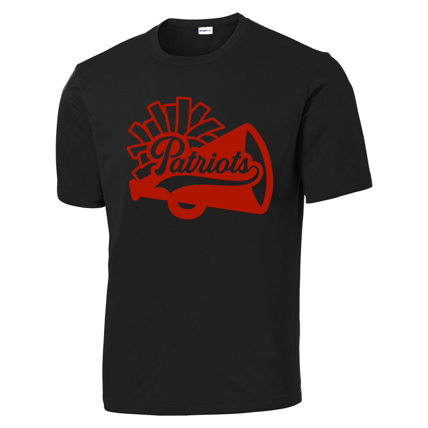 Patriots Pom + Megaphone Stacked Driwick T-Shirt