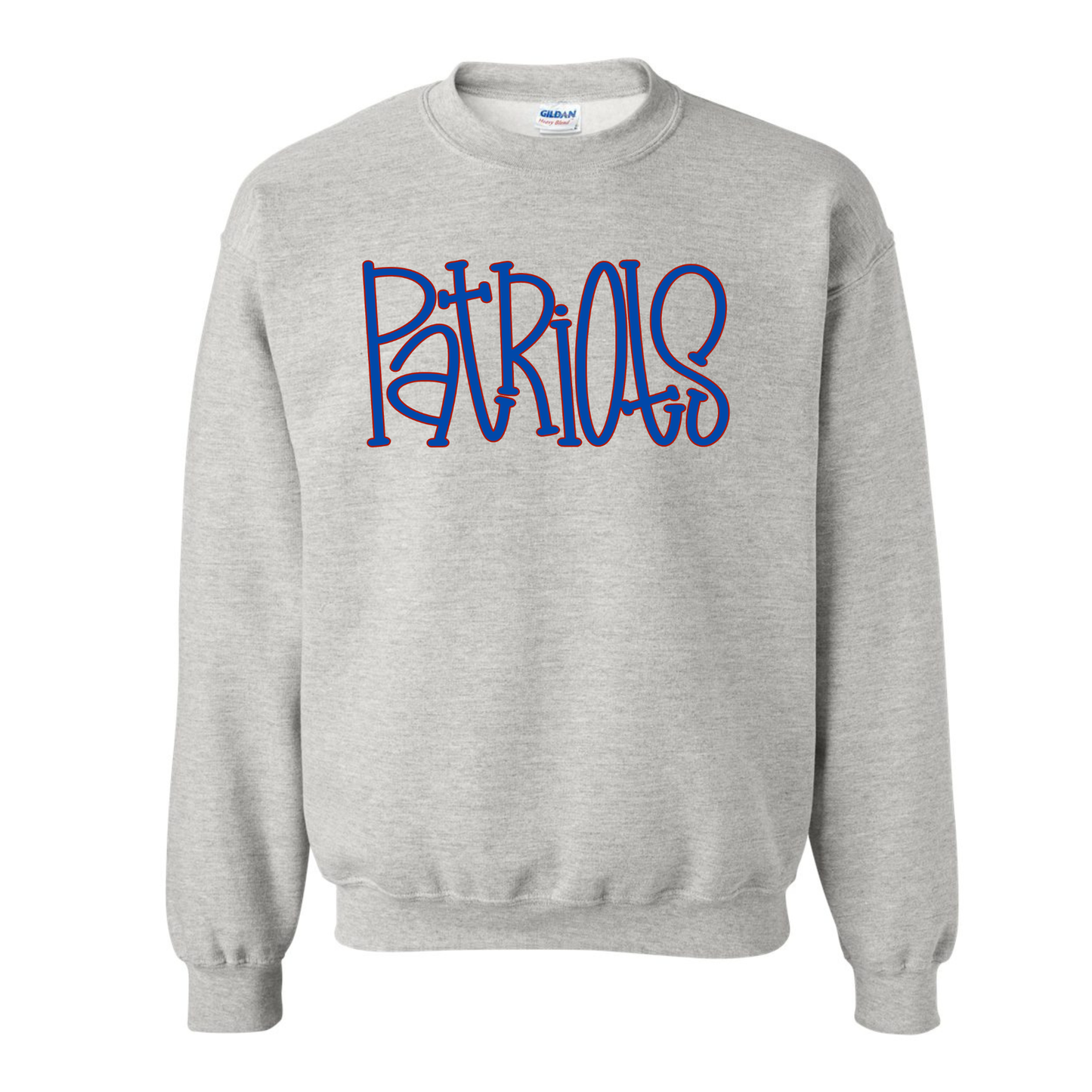 Patriots Hand Drawn Crewneck Sweatshirt