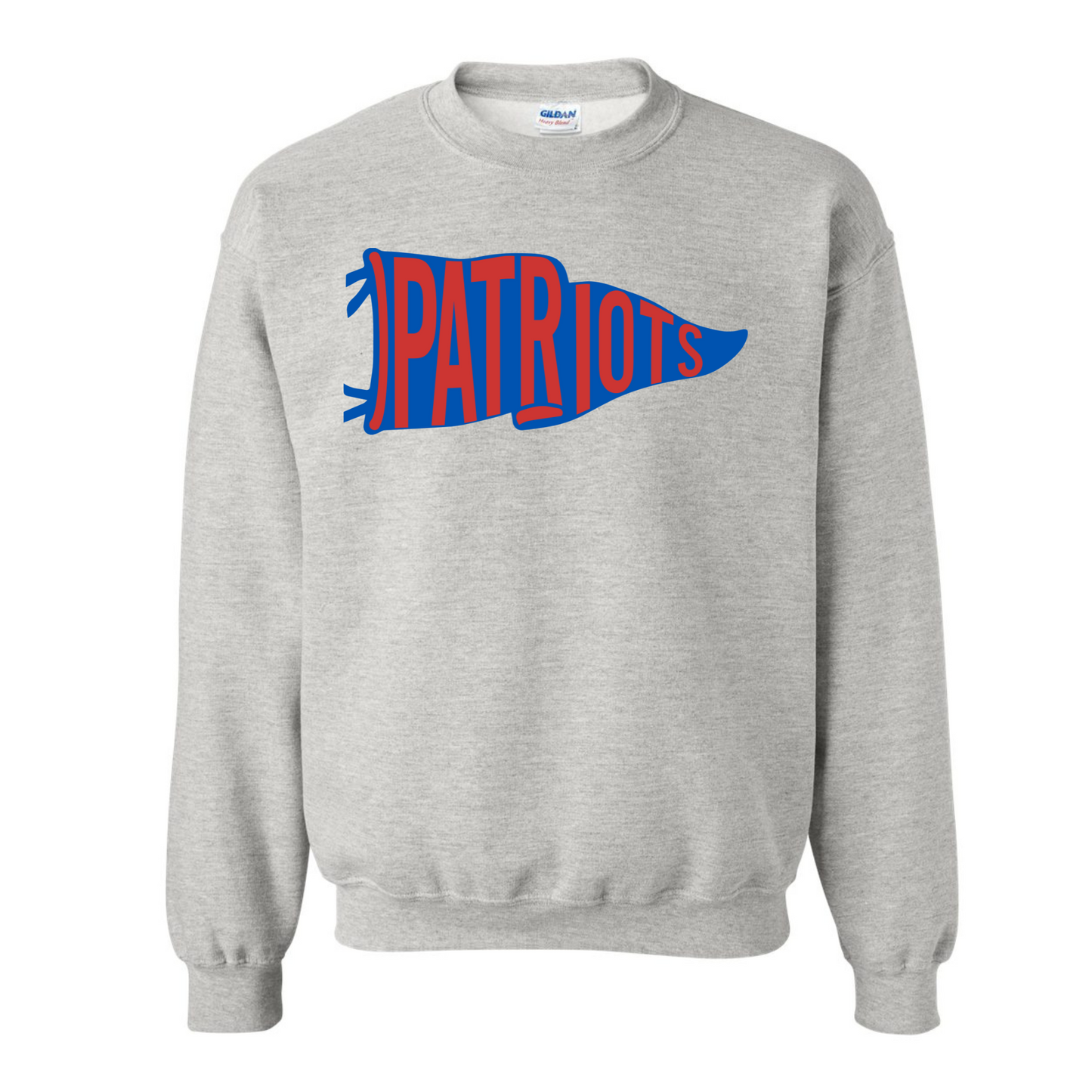 Patriots Pennant Flag Cotton Crewneck