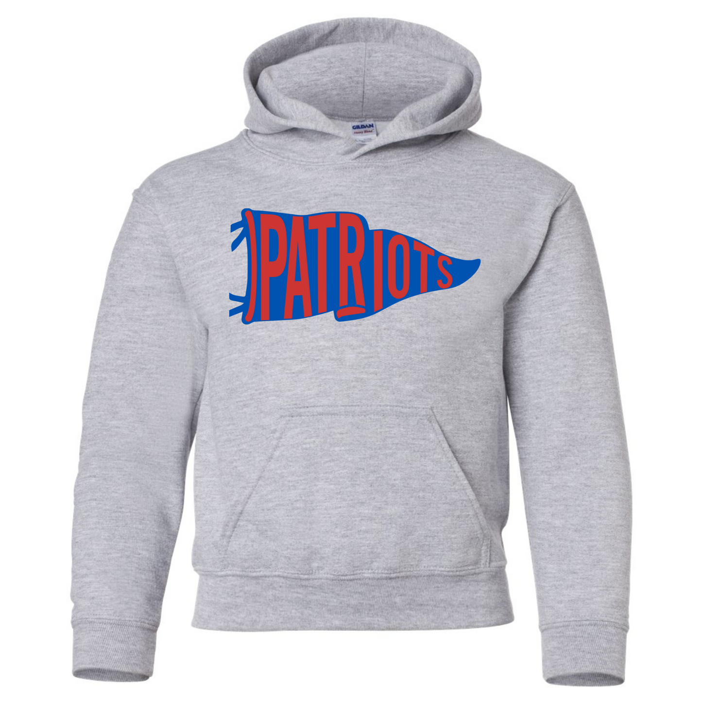 Patriots Pennant Flag Cotton Hoodie