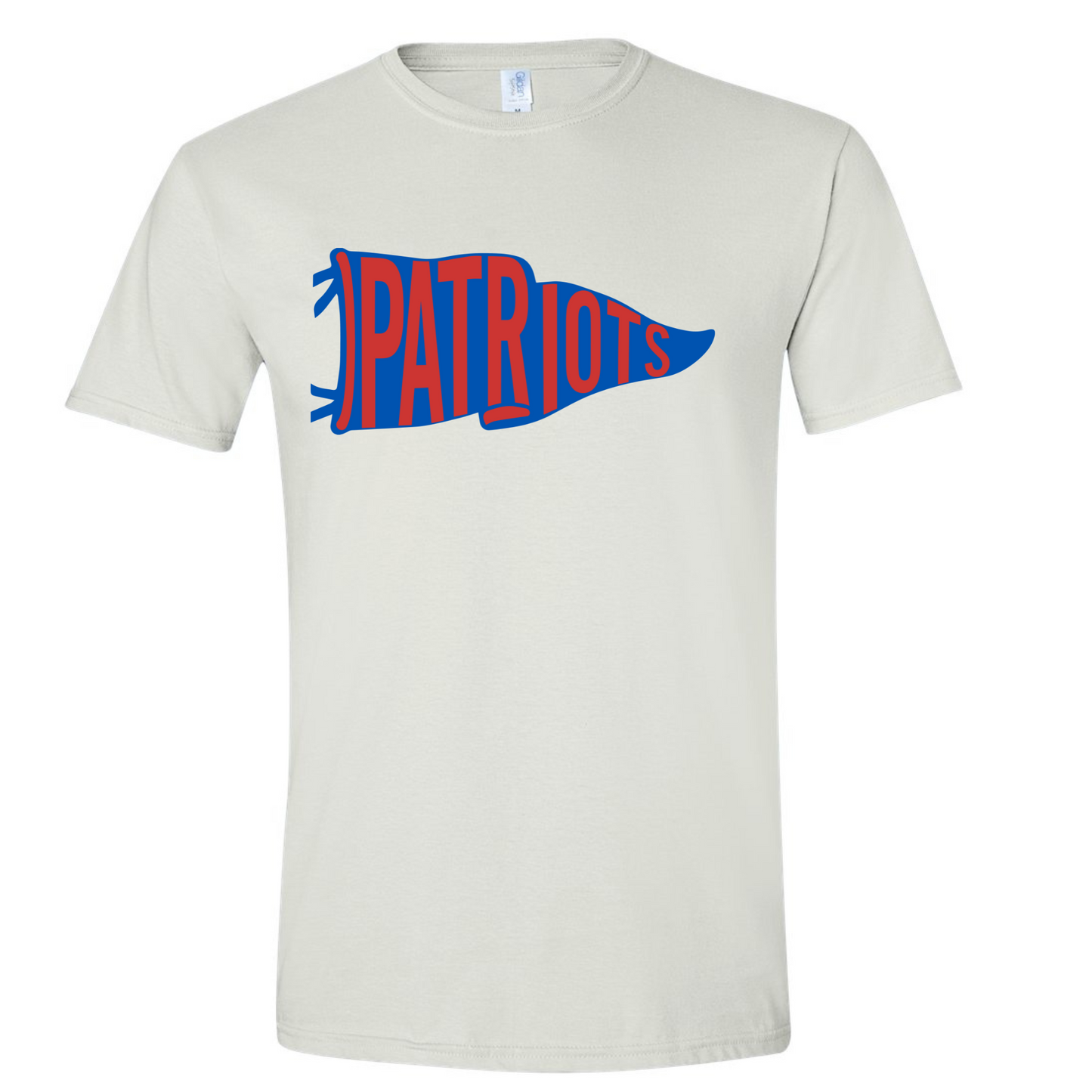 Patriots Pennant Flag Cotton T-Shirt