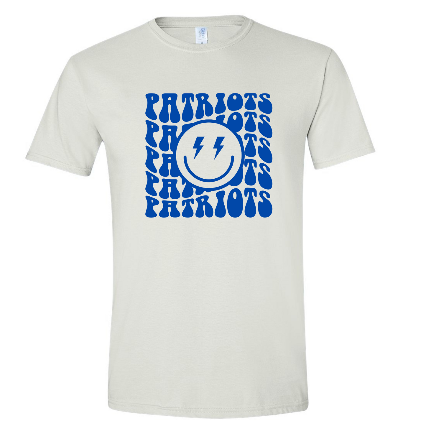 Patriots Retro Wavy Cotton T-Shirt