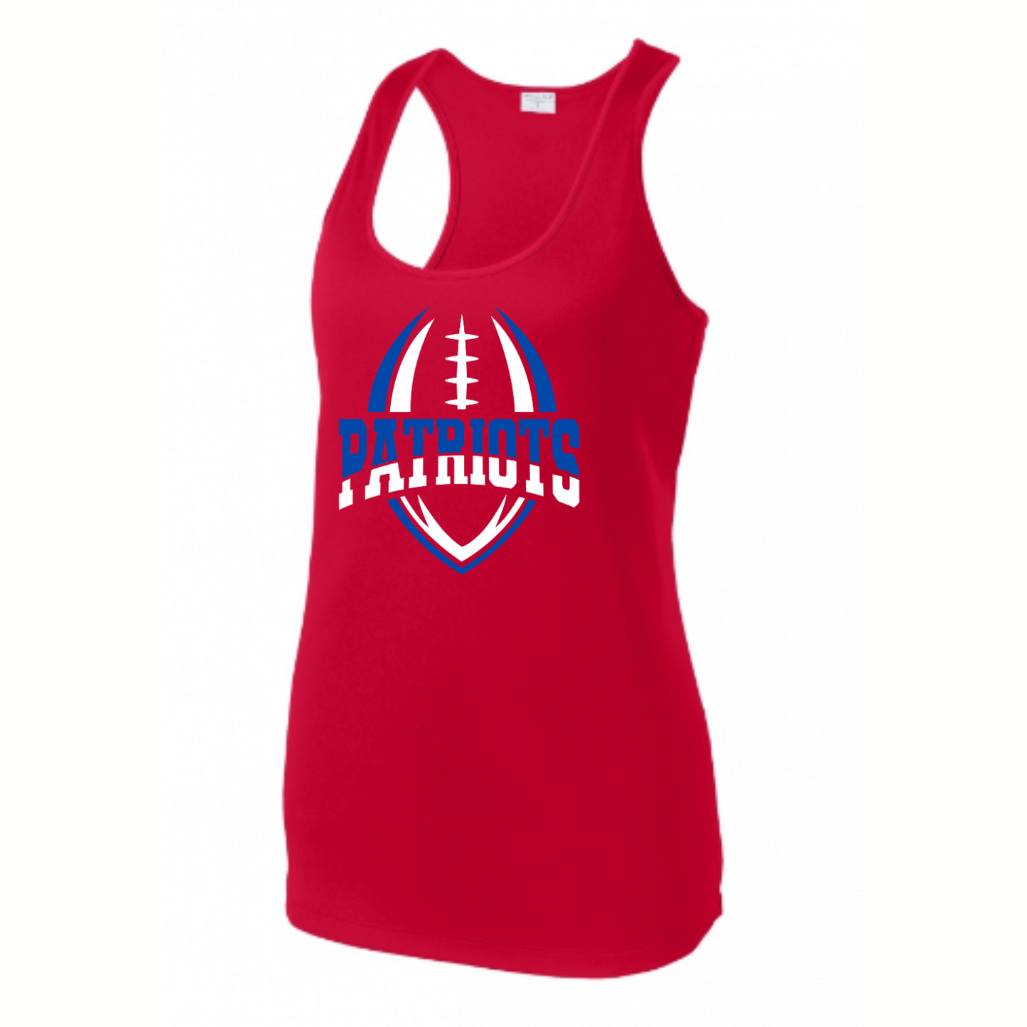 Patriots Split Football Tank Adult