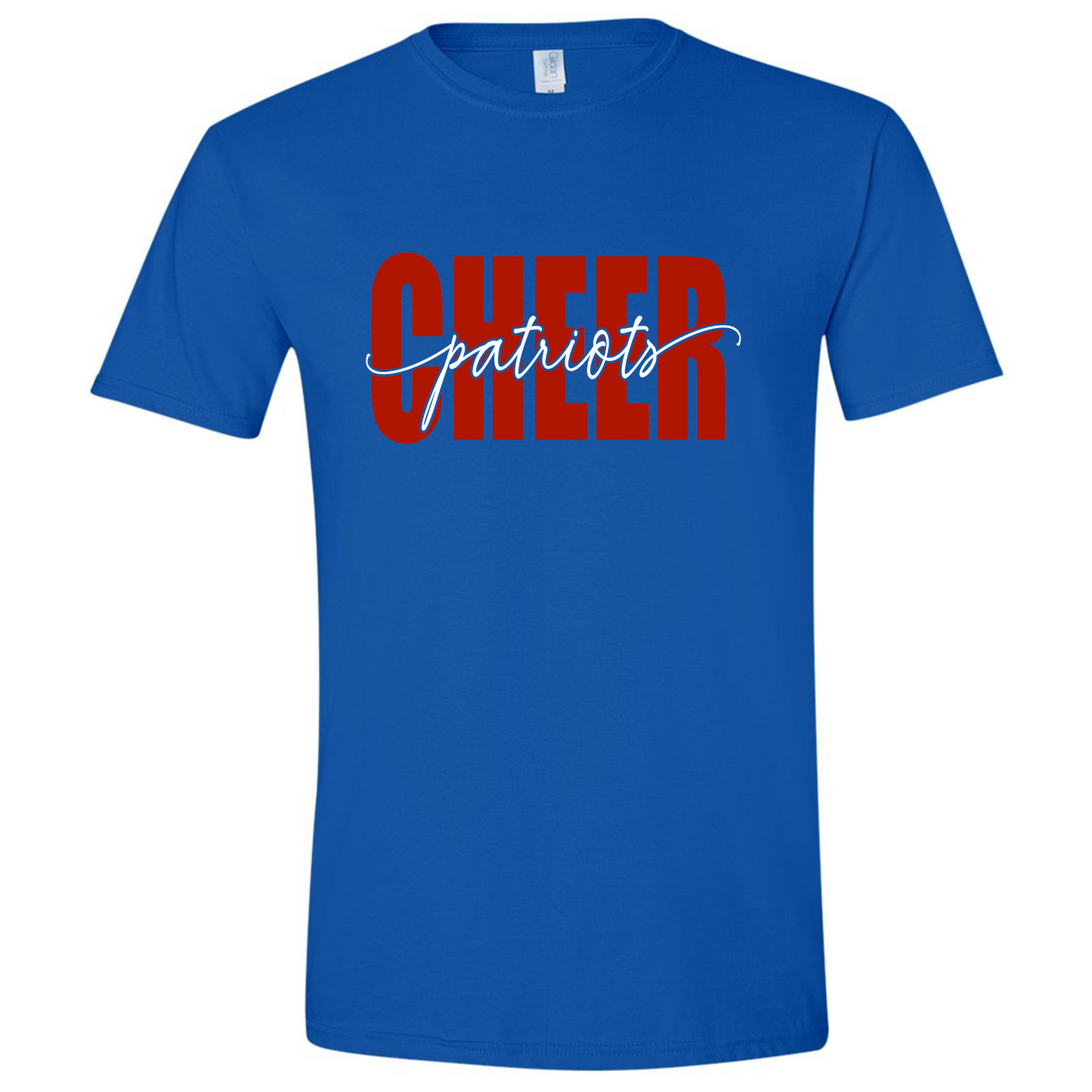Patriots Cheer Script Cotton T-Shirt