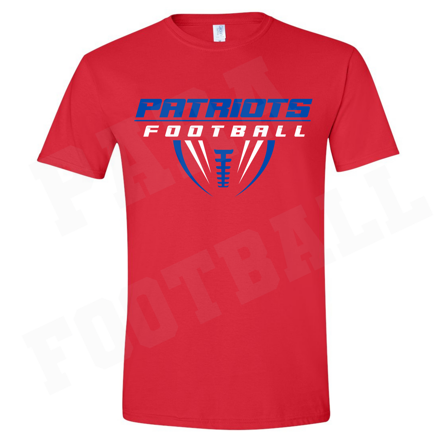 Patriots Half Football Cotton T-Shirt