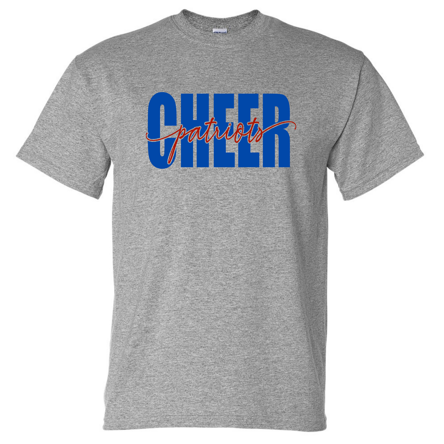 Patriots Cheer Script Cotton T-Shirt