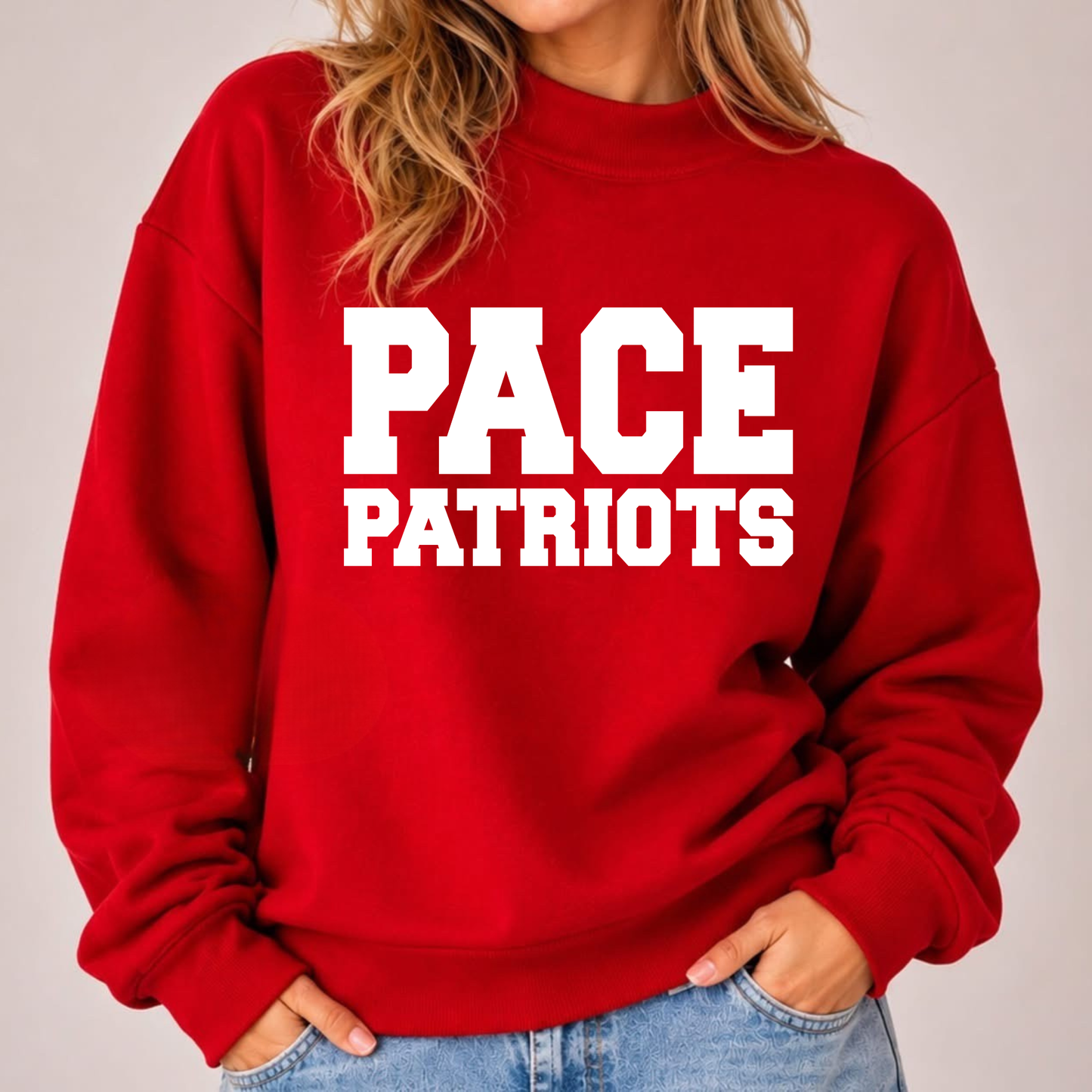 Pace Patriots Mockneck Sweatshirt