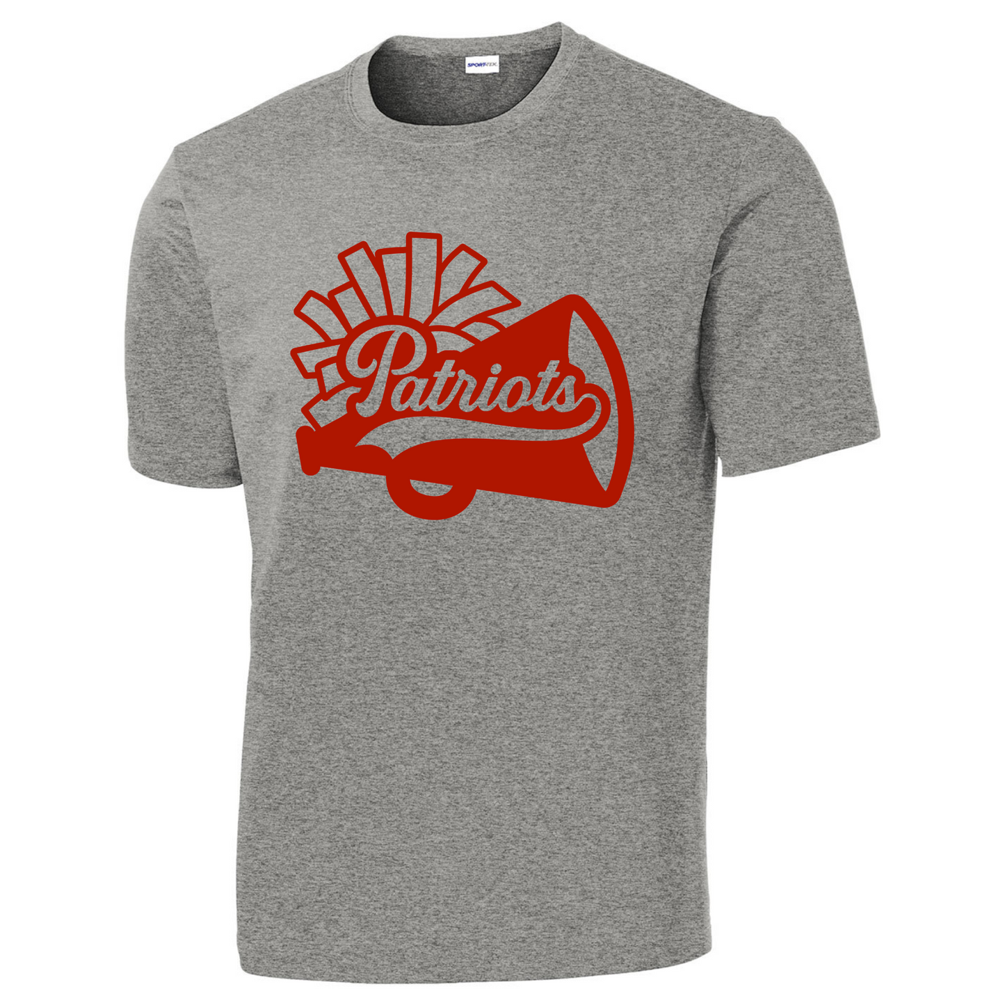 Patriots Pom + Megaphone Stacked Driwick T-Shirt