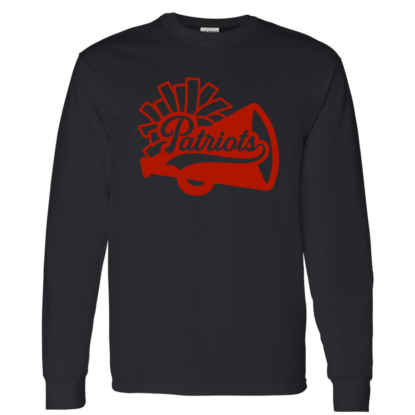 Patriots Cheer Pom + Megaphone Cotton Long Sleeve