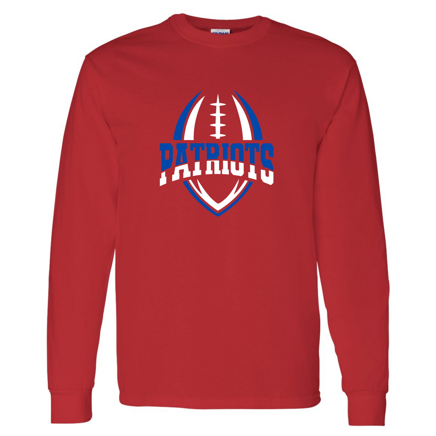 Patriots Split Football Cotton Long Sleeve