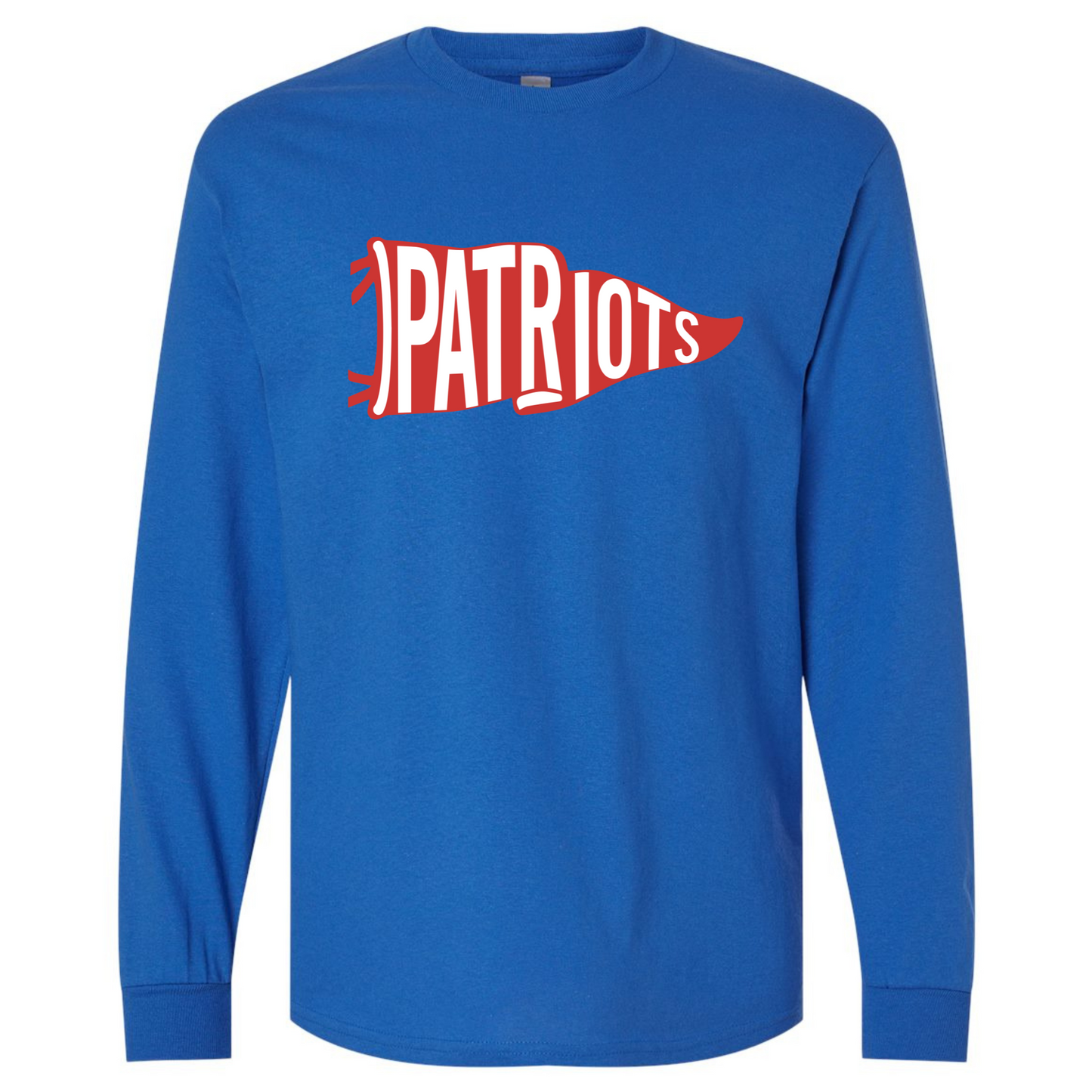 Patriots Pennant Flag Cotton Long Sleeve