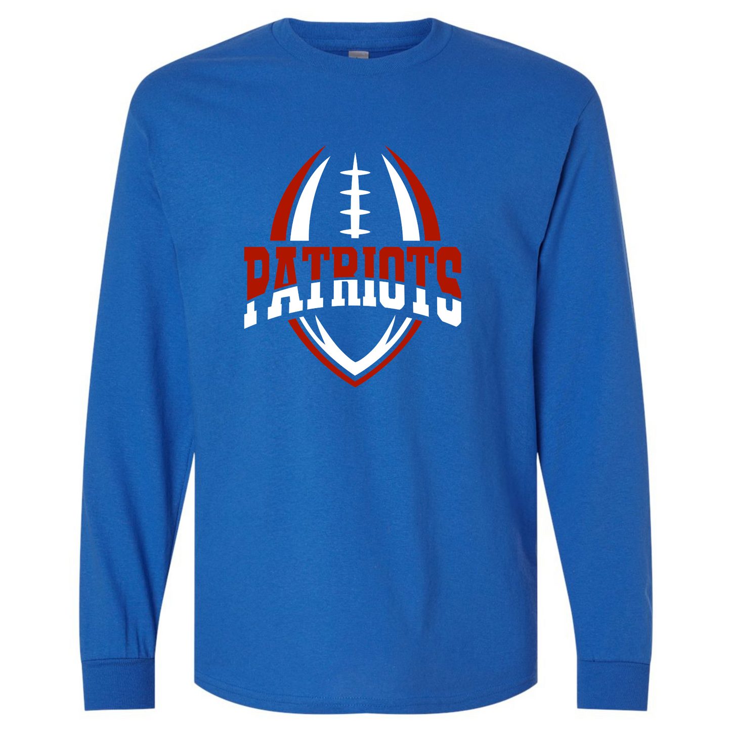 Patriots Split Football Cotton Long Sleeve
