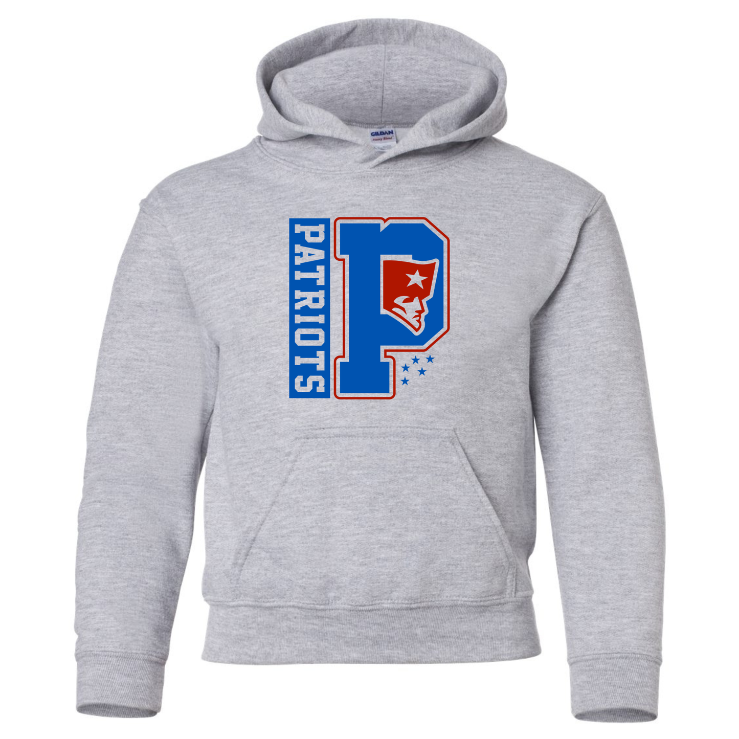 Patriots P Flying Elvis Cotton Hoodie