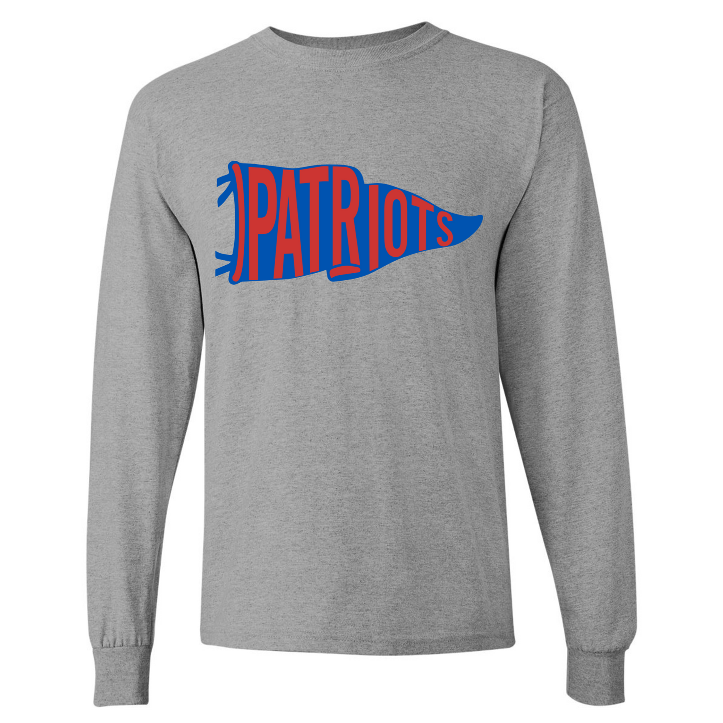 Patriots Pennant Flag Cotton Long Sleeve