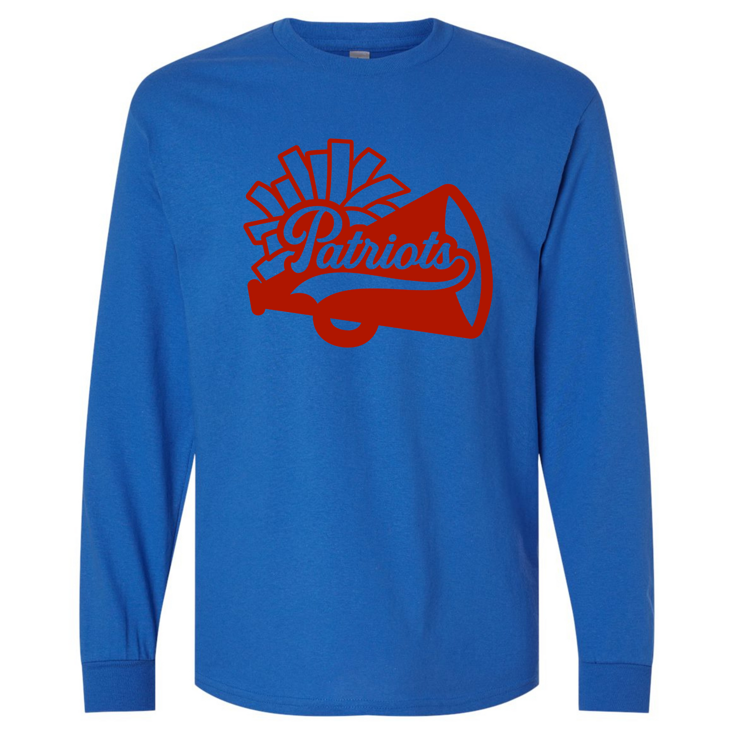 Patriots Cheer Pom + Megaphone Cotton Long Sleeve
