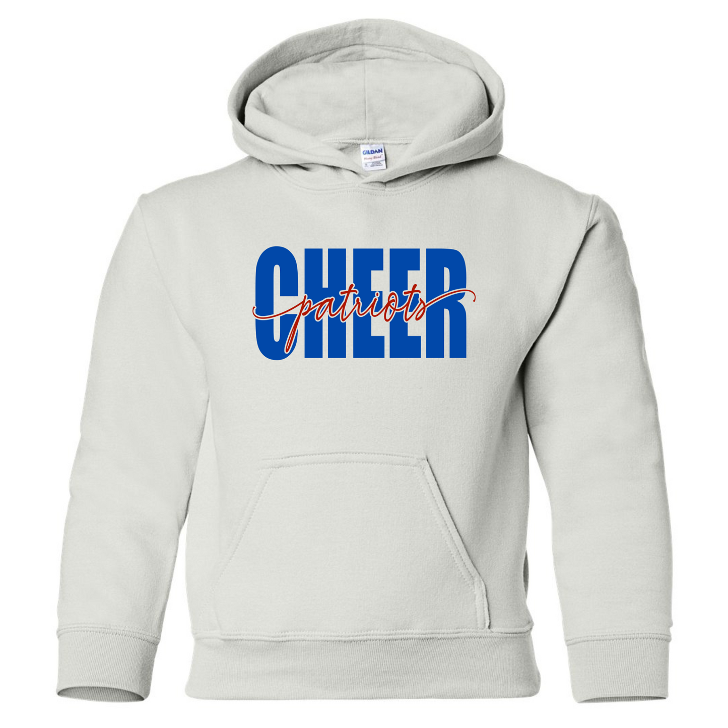 Patriots Cheer Script Cotton Hoodie