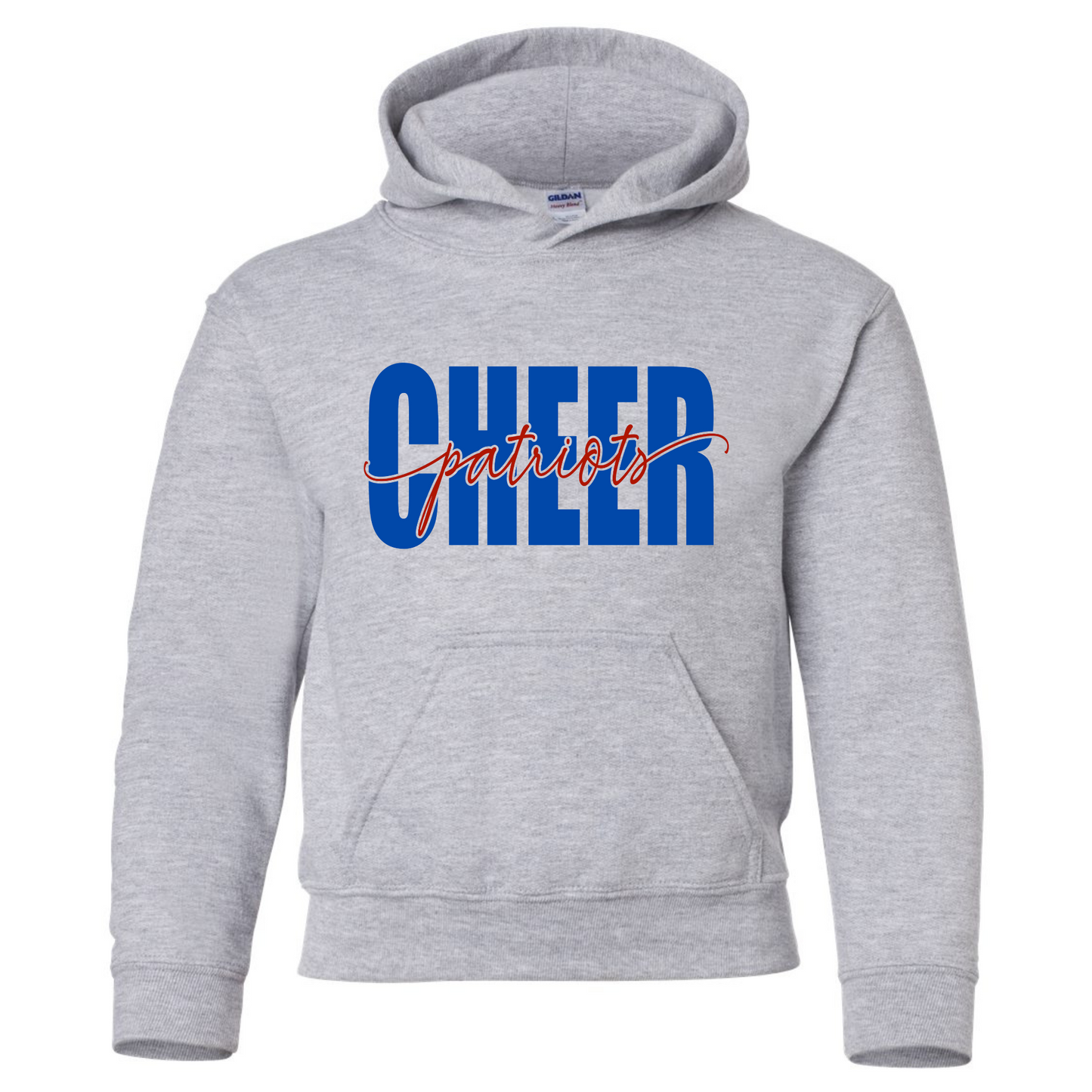 Patriots Cheer Script Cotton Hoodie