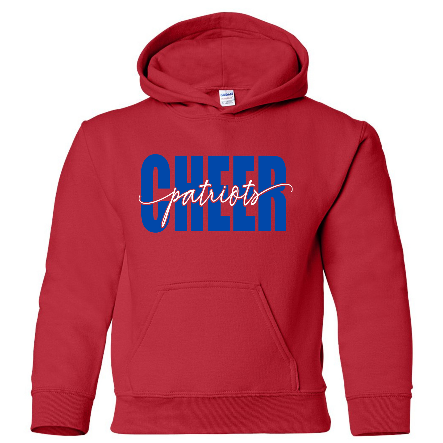 Patriots Cheer Script Cotton Hoodie