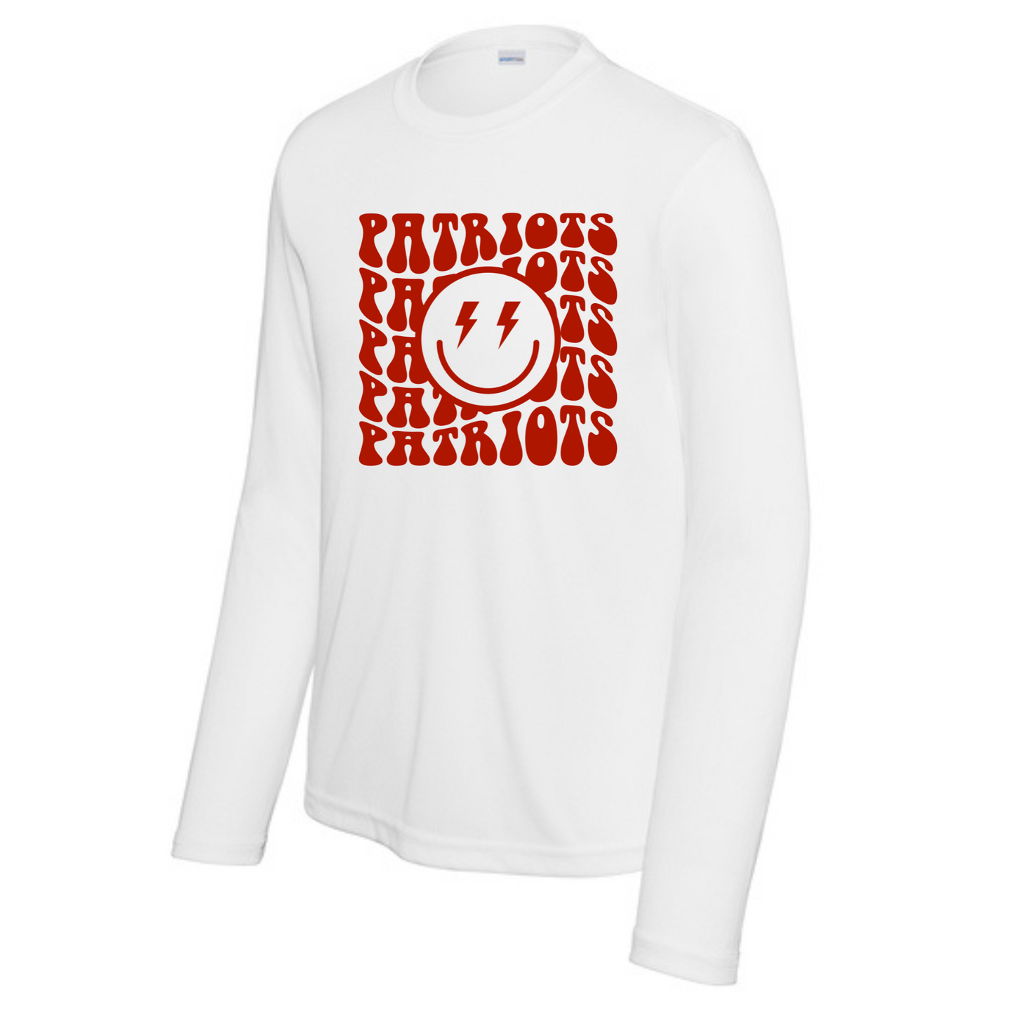 Patriots Retro Wavy Driwick Long Sleeve