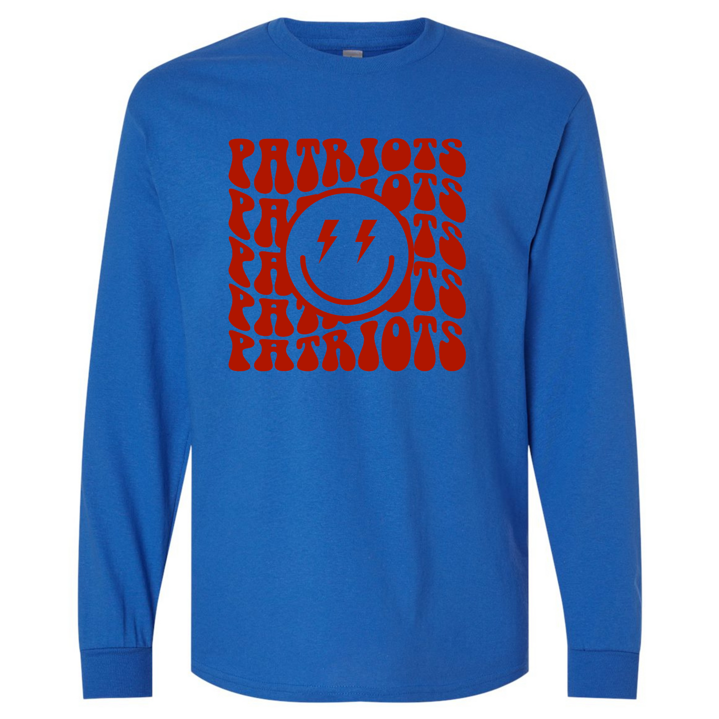 Patriots Retro Wavy Cotton Long Sleeve