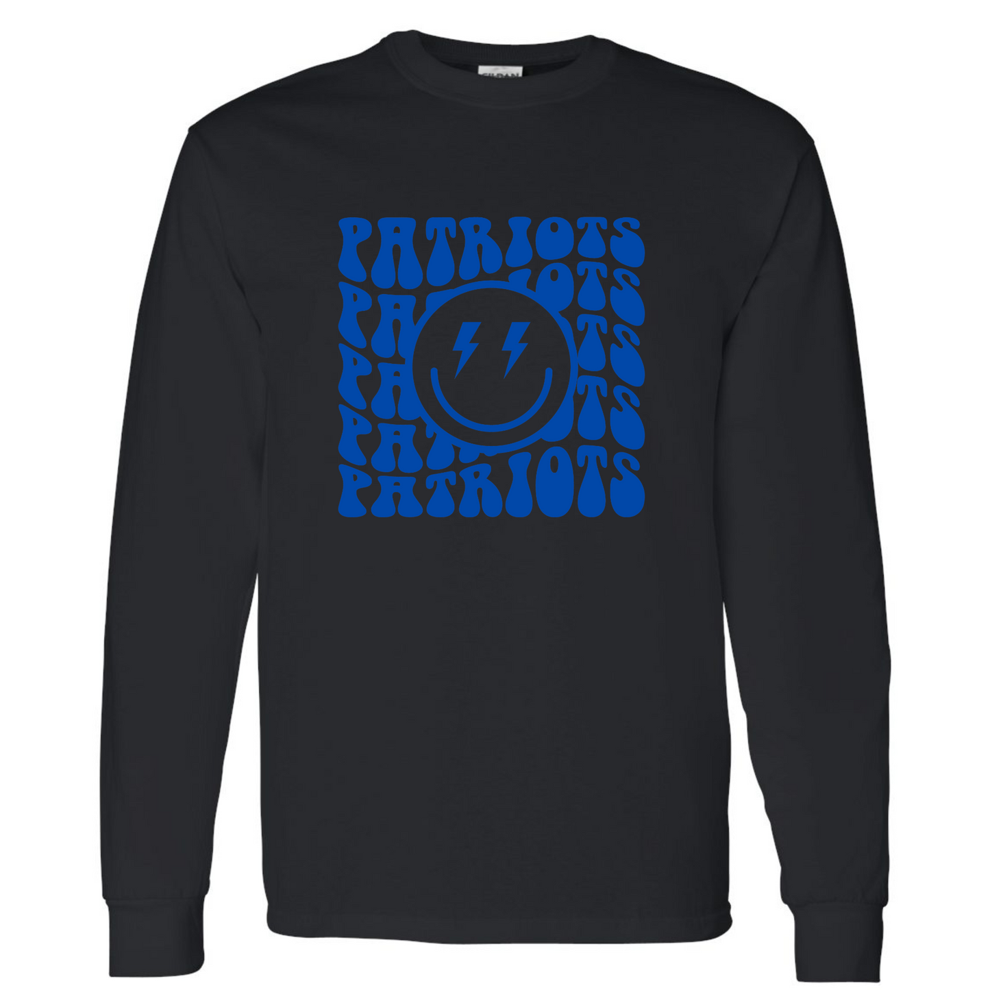 Patriots Retro Wavy Cotton Long Sleeve