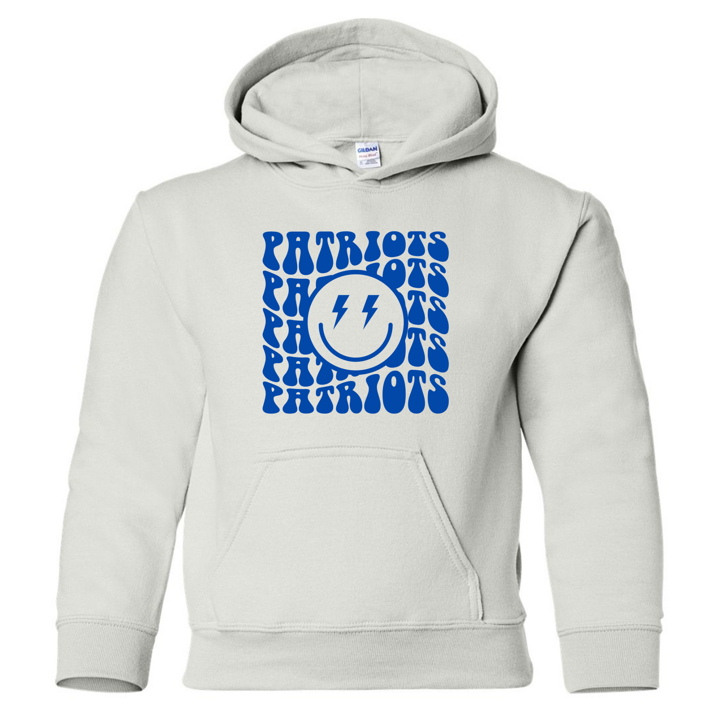 Patriots Retro Wavy Cotton Hoodie