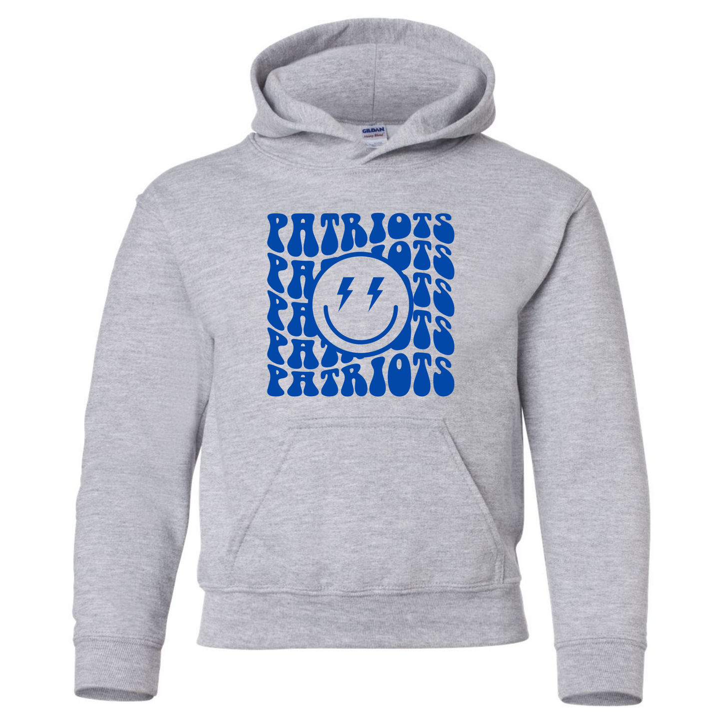 Patriots Retro Wavy Cotton Hoodie