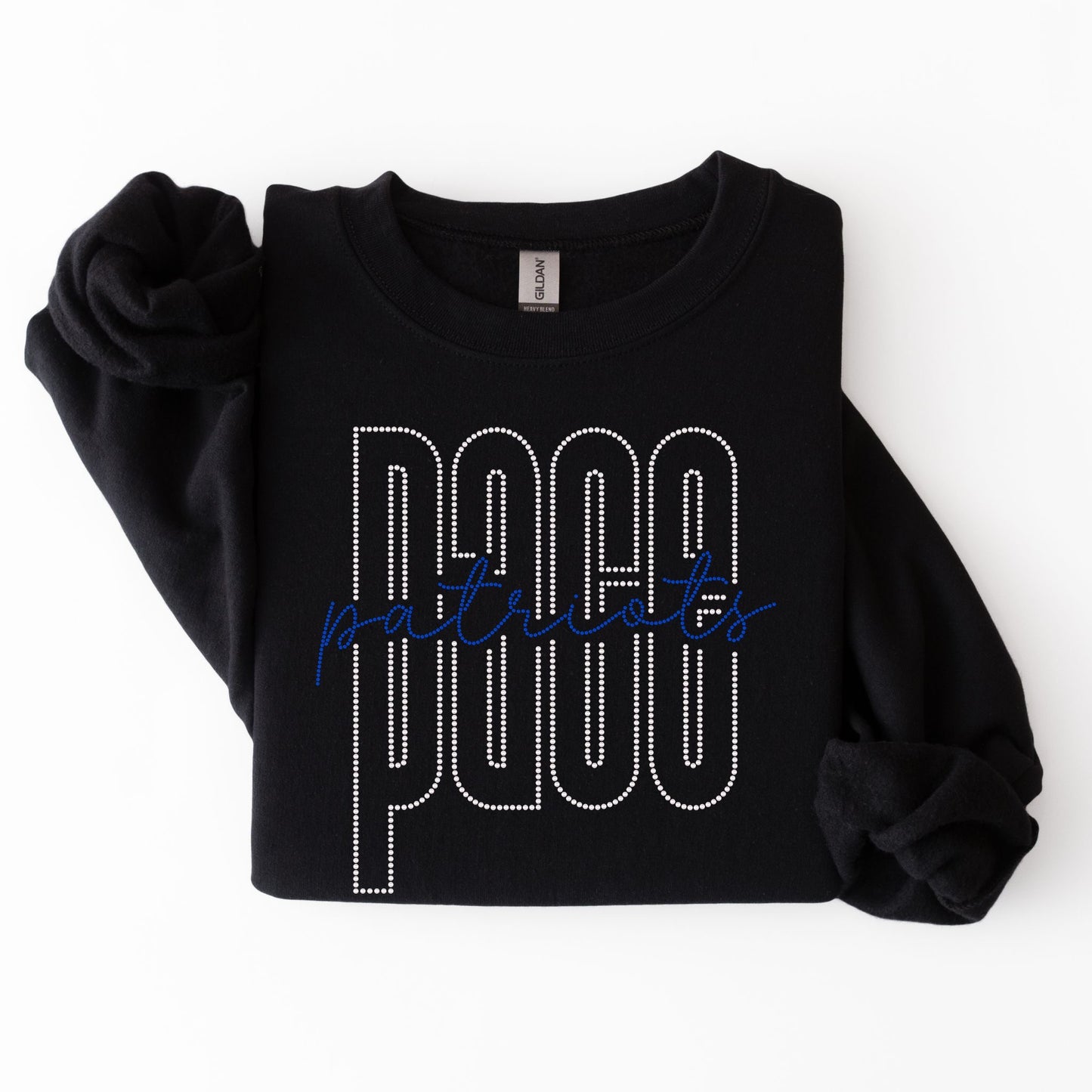 Pace Patriots Script Short Sleeve Crop Top
