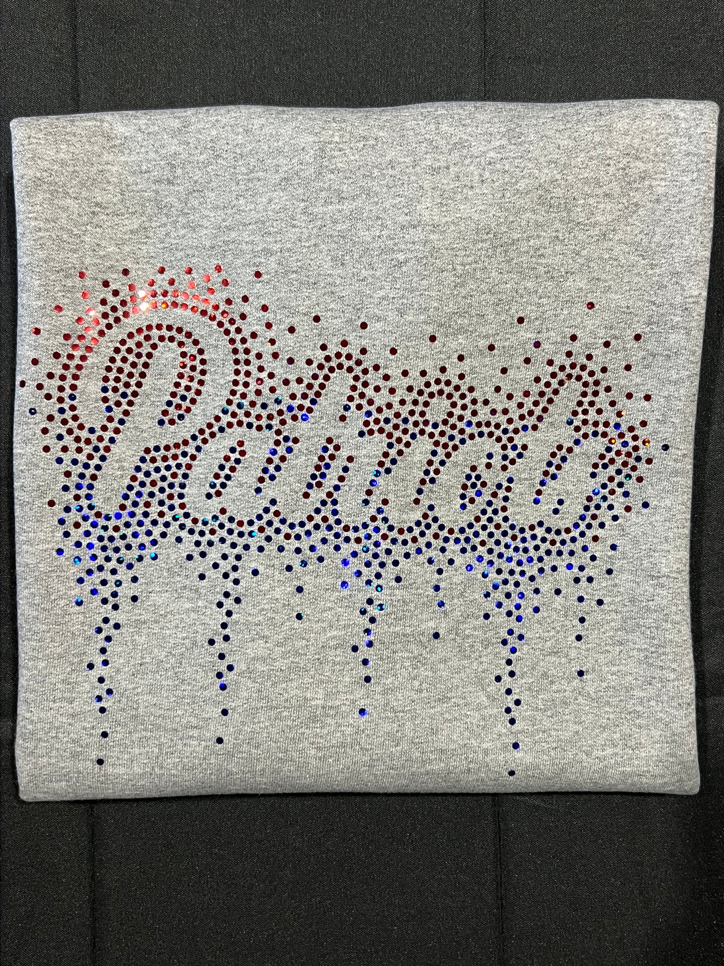 Patriots Ombre Drip Bling Adult