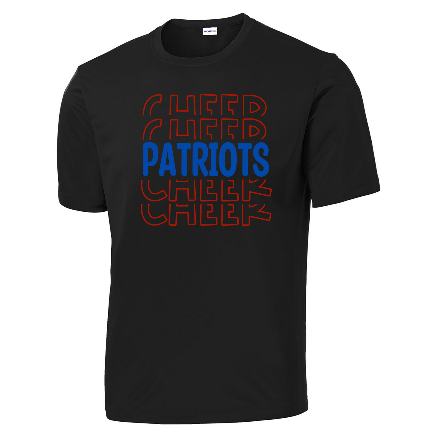Patriots Cheer Stacked Driwick T-Shirt