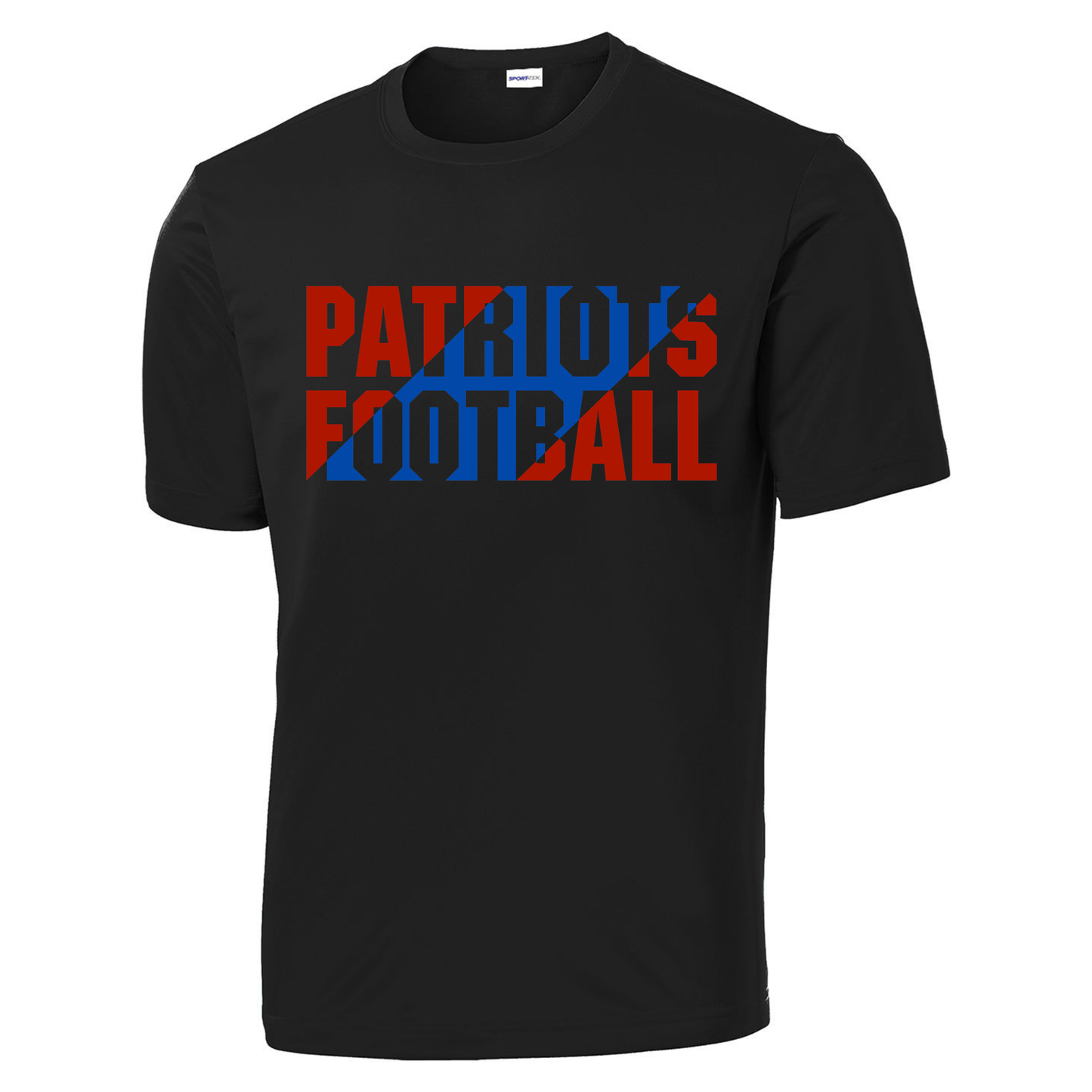 Patriots Football Slant Short Sleeve T-Shirt
