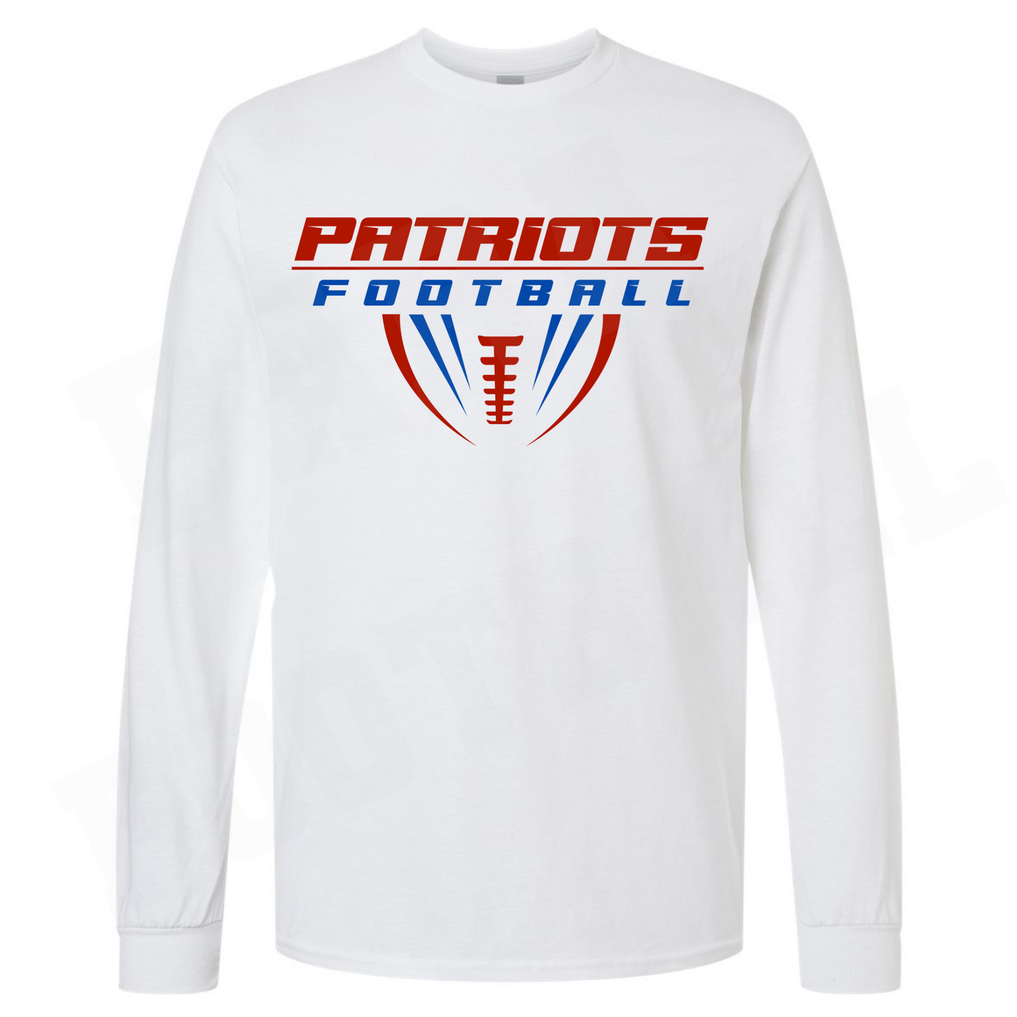 Patriots Half Football Cotton Long Sleeve