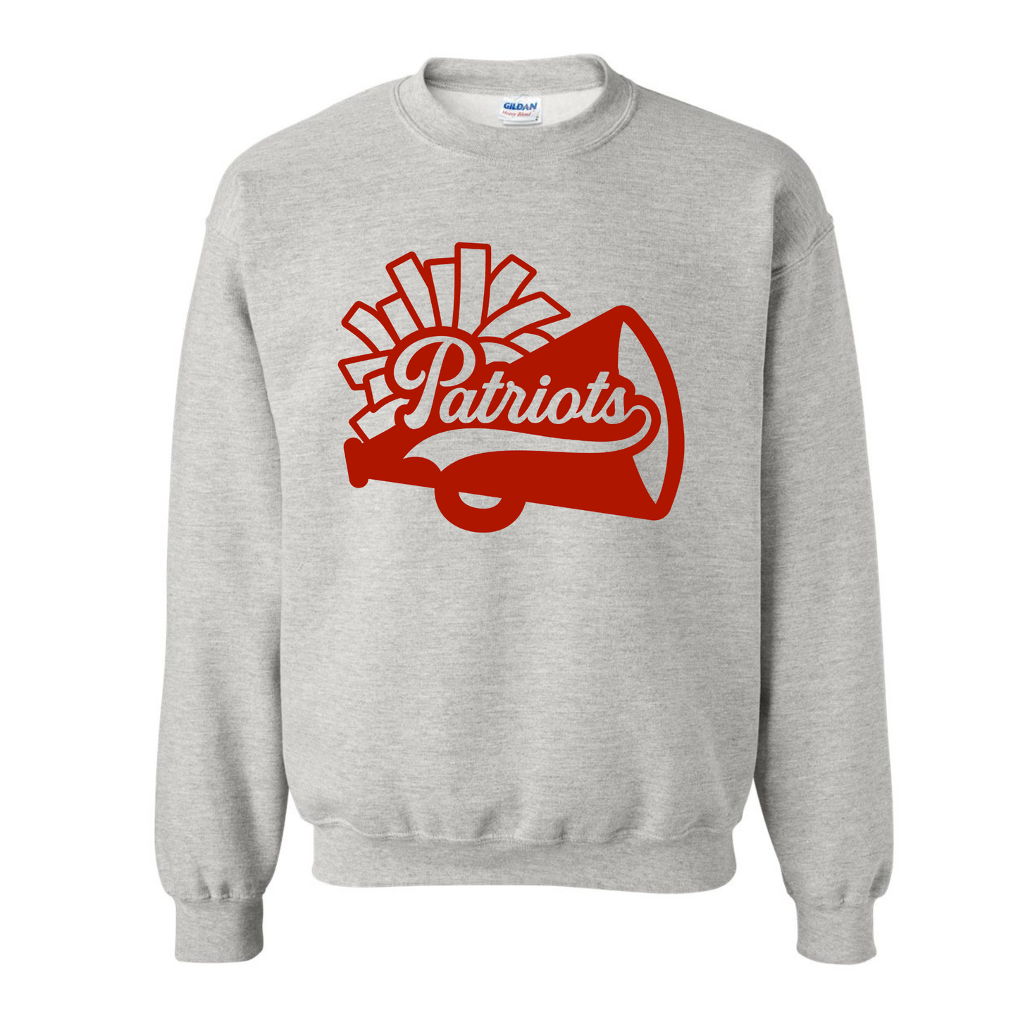 Patriots Pom + Megaphone Cotton Crewneck