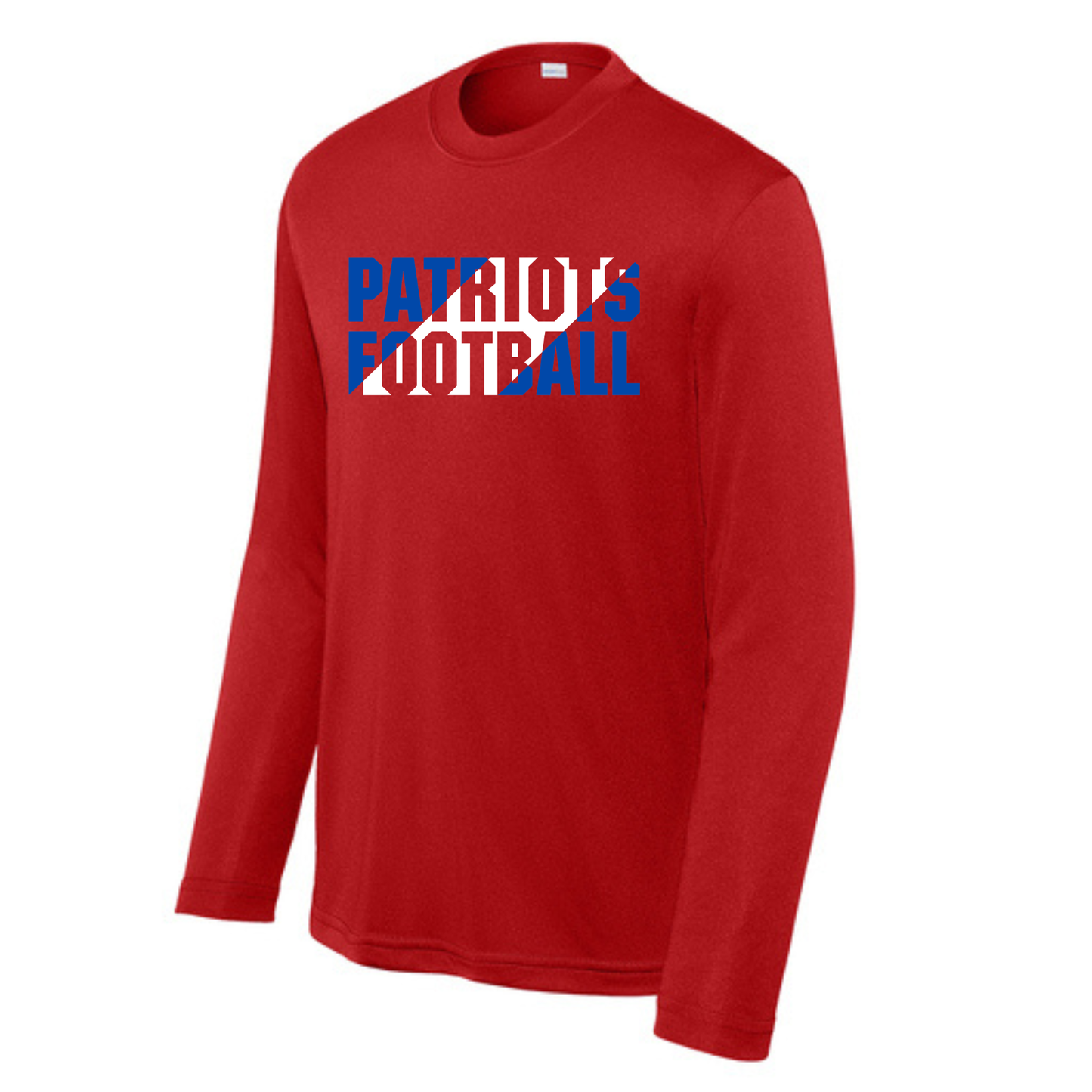 Patriots Football Slant Long Sleeve