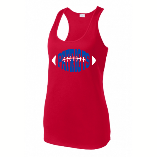 Patriots Football Tank Adult
