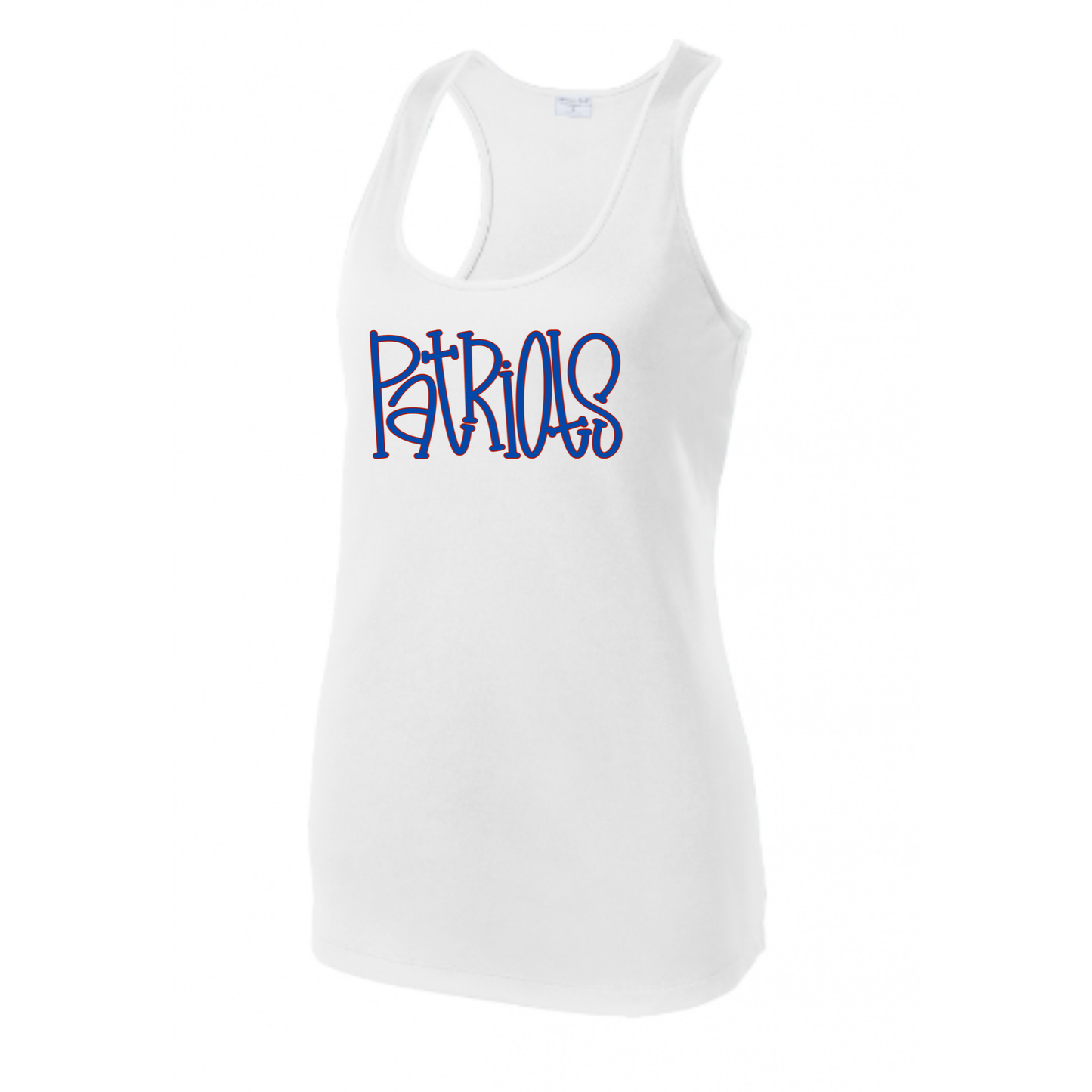 Patriots Hand Drawn Tank Adult