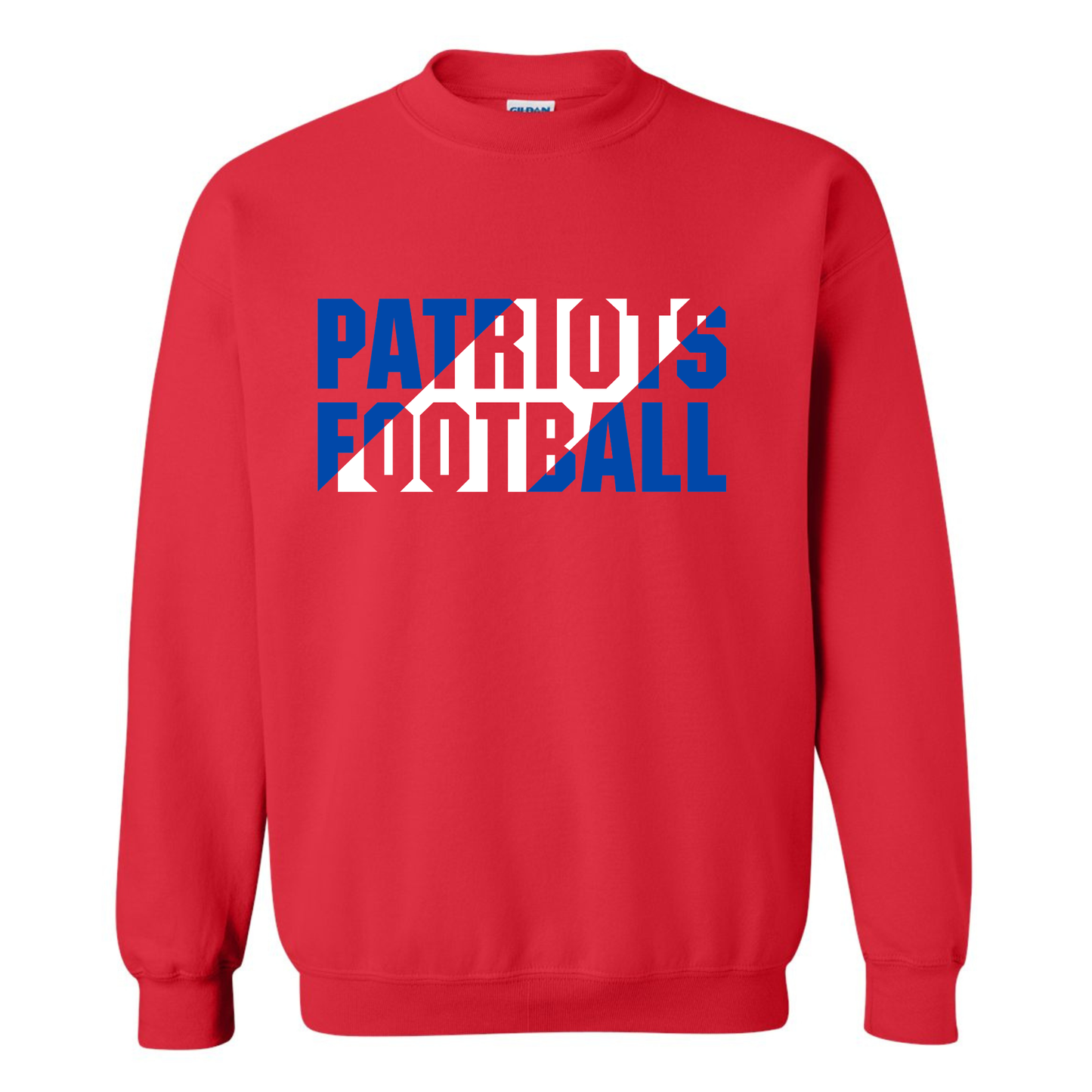 Patriots Slant Crewneck Sweatshirt