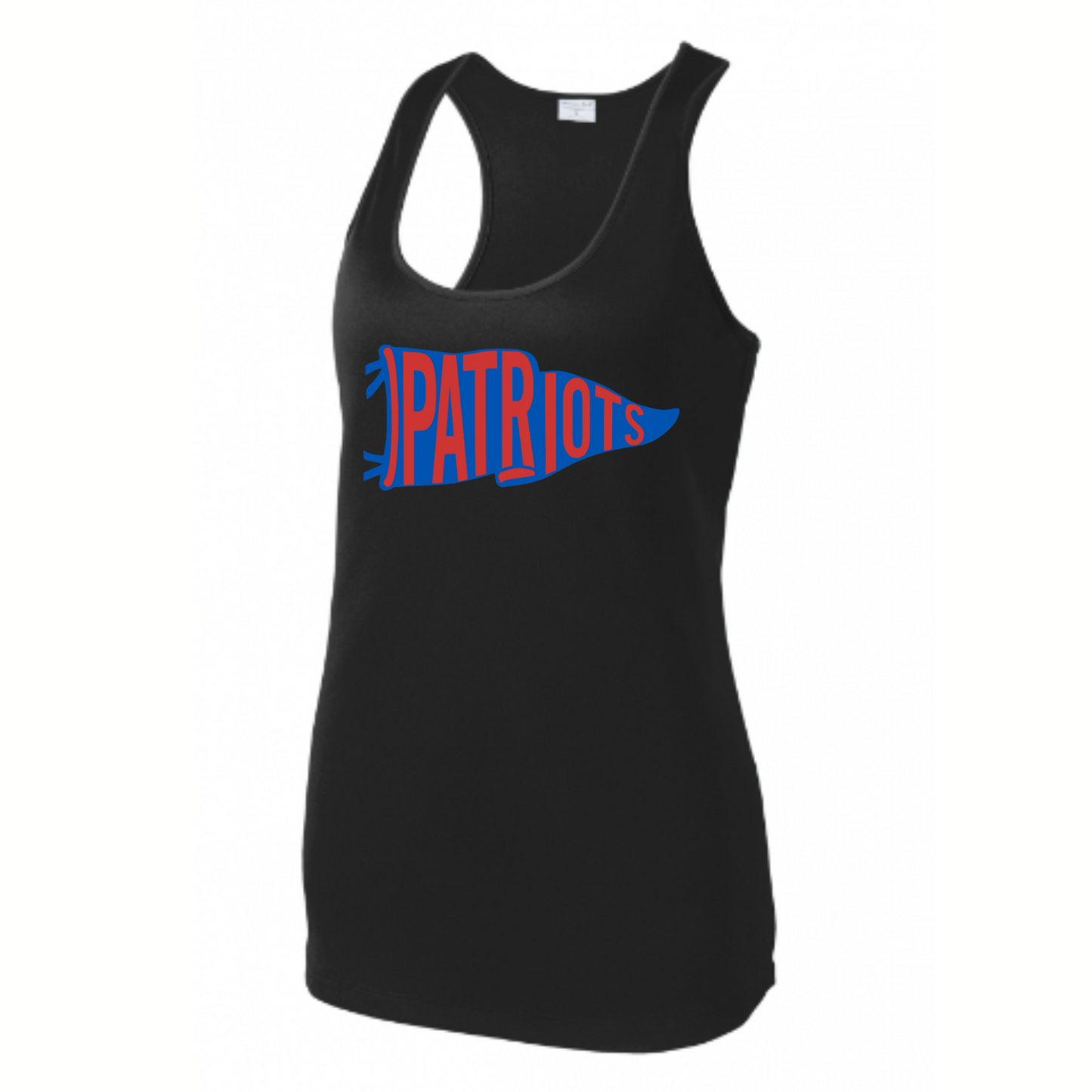 Patriots Pennant Flag Tank Adult