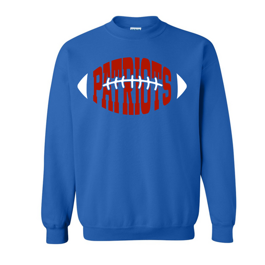 Patriots Football Cotton Crewneck