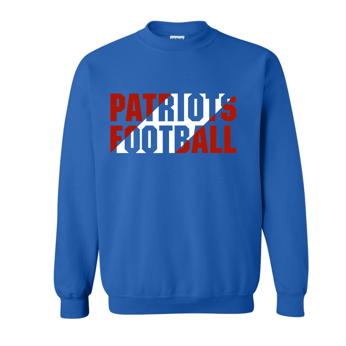 Patriots Slant Crewneck Sweatshirt