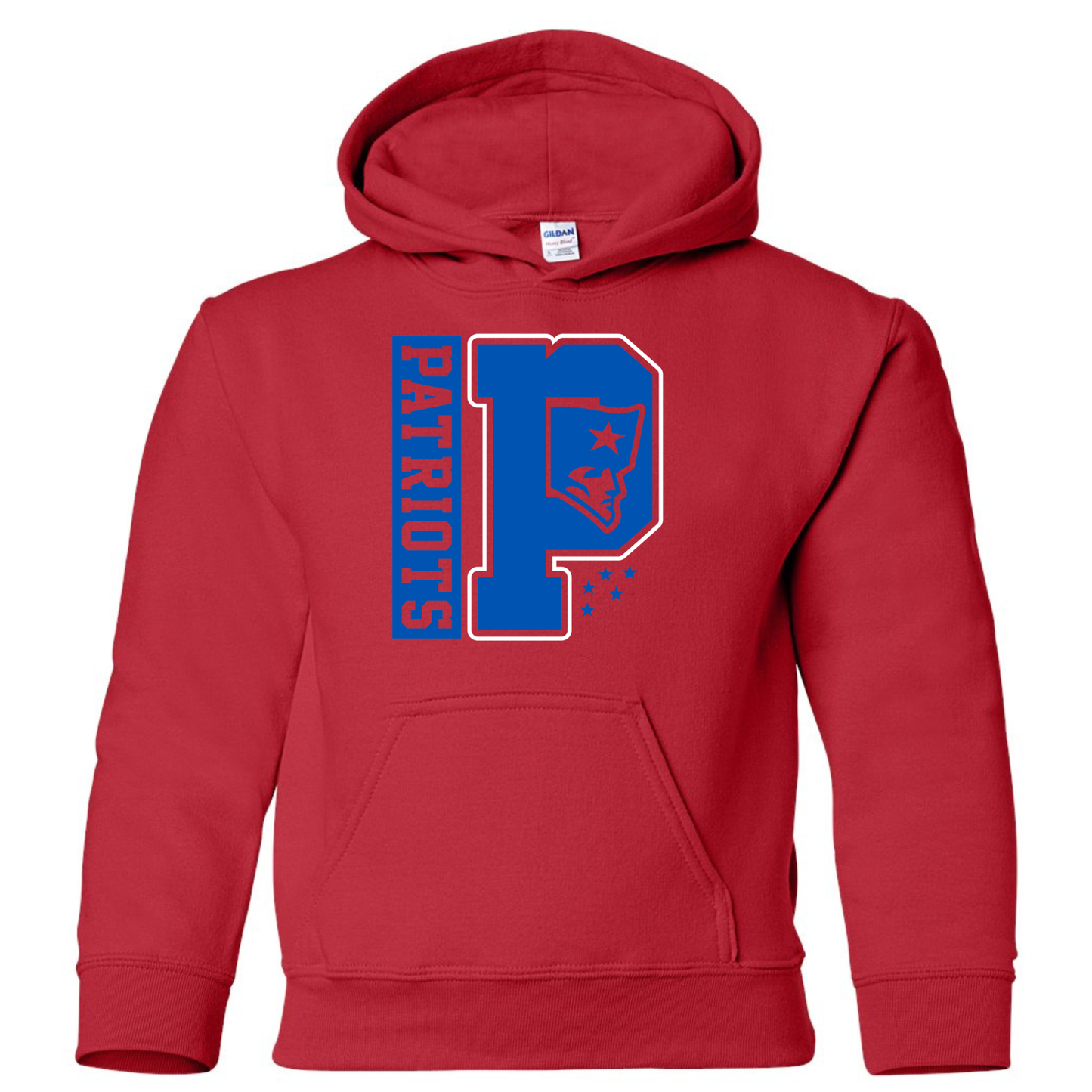 Patriots P Flying Elvis Cotton Hoodie