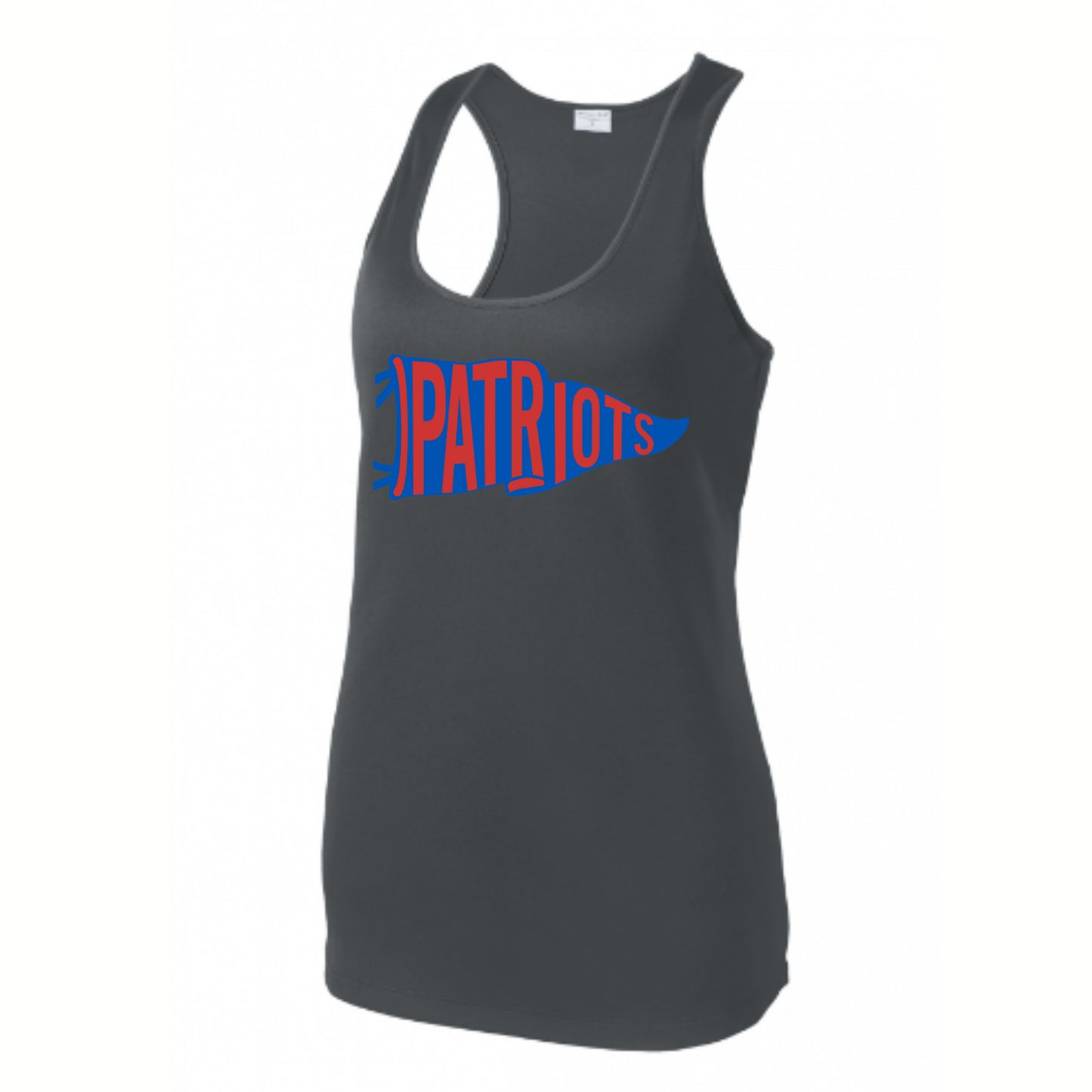 Patriots Pennant Flag Tank Adult