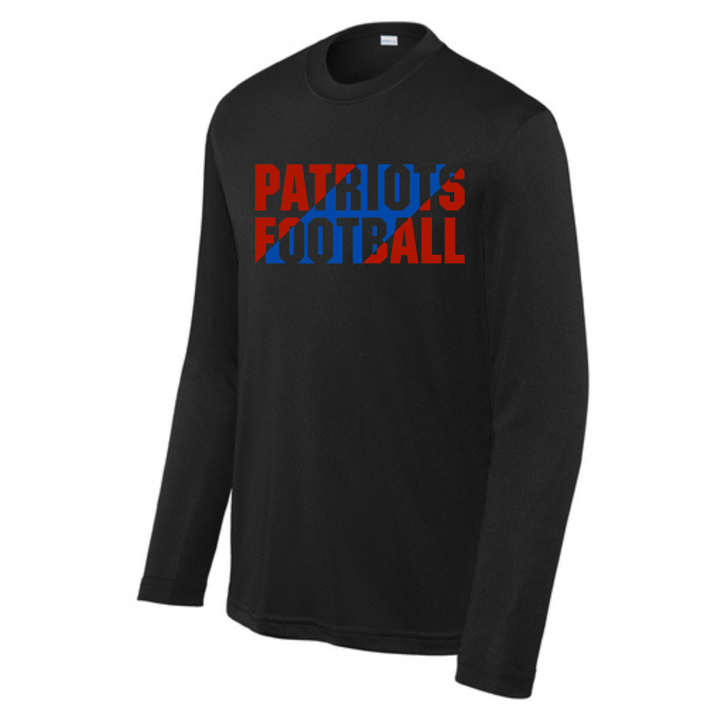 Patriots Football Slant Long Sleeve