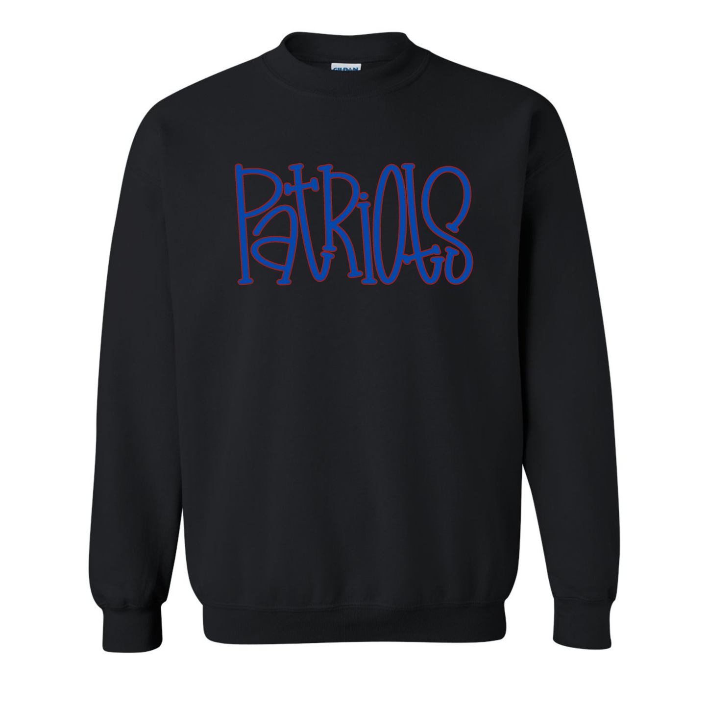 Patriots Hand Drawn Crewneck Sweatshirt