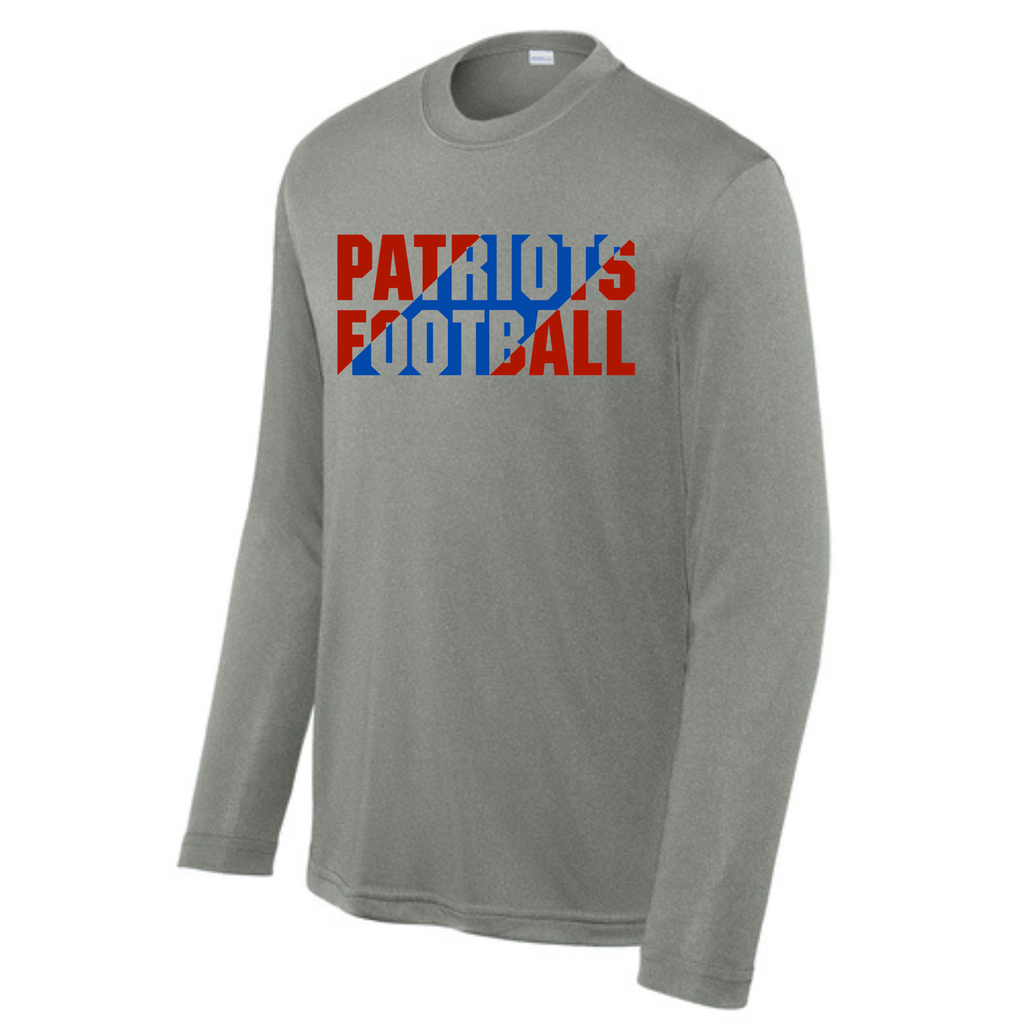 Patriots Football Slant Long Sleeve